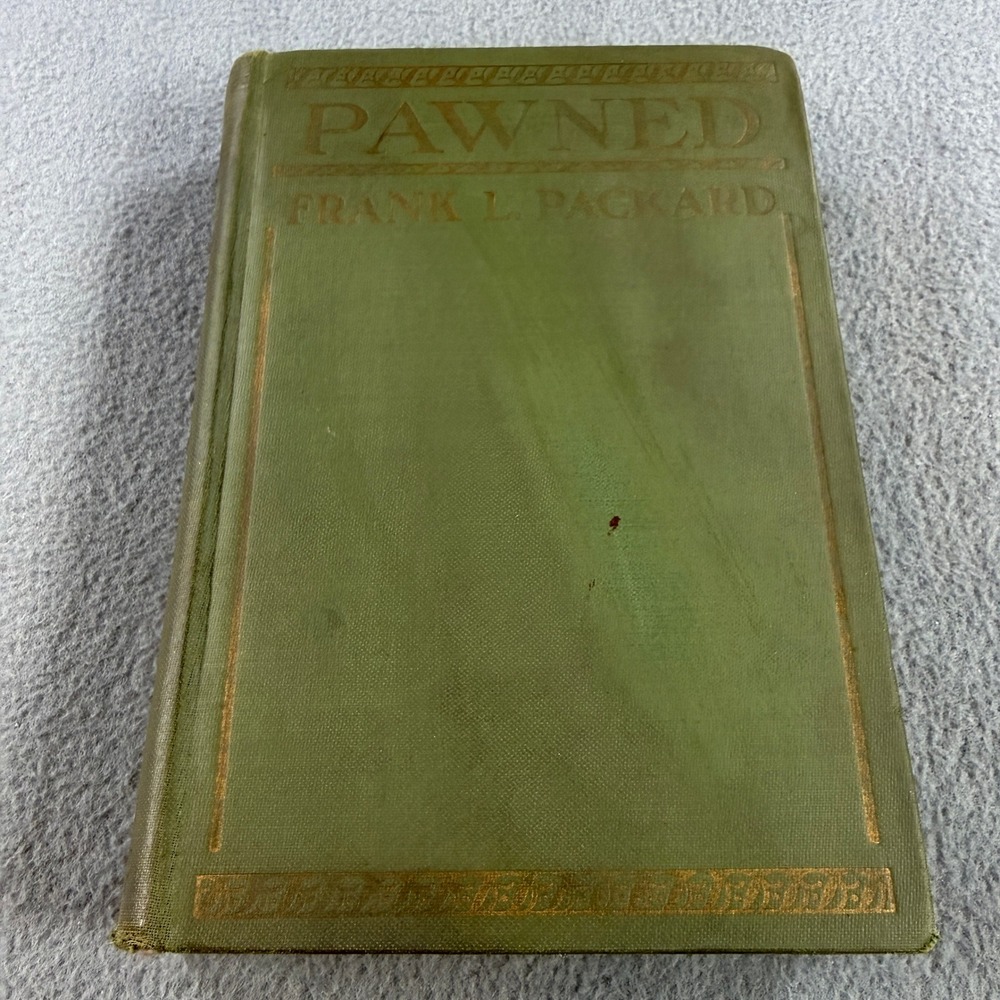 Pawned Frank L Packard Vintage Hardcover Mystery Novel‎ AL Burt Company Green